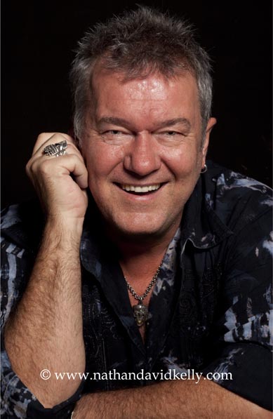 A relaxed and smiling Jimmy Barnes